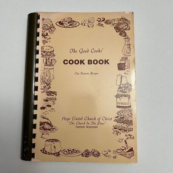 Vintage Cookbook The Good Cooks Cook Book Our Favorite Recipes Spiral Bound - Picture 1 of 10